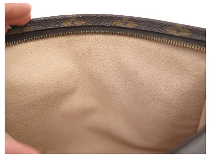 VINTAGE LOUIS VUITTON POCHE TOILETTE 19 M47544 POCHETTE MONOGRAM LV Marrone - vista 10