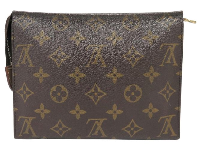 VINTAGE LOUIS VUITTON POCHE TOILETTE 19 M47544 POCHETTE MONOGRAM LV Marrone - vista 2