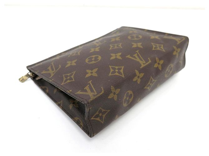 VINTAGE LOUIS VUITTON POCHE TOILETTE 19 M47544 POCHETTE MONOGRAM LV Marrone - vista 3