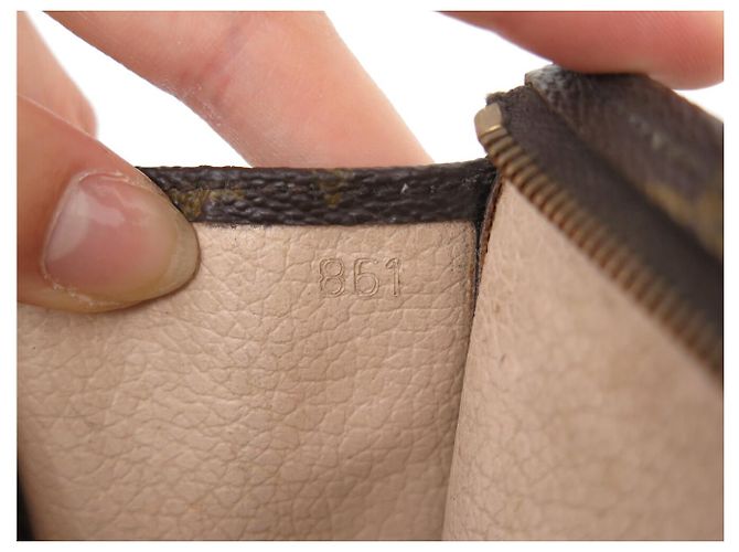 VINTAGE LOUIS VUITTON POCHE TOILETTE 19 M47544 POCHETTE MONOGRAM LV Marrone - vista 9