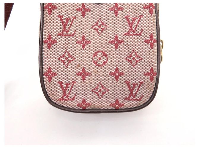 LOUIS VUITTON DIGITAL POUCH MONOGRAM MINI LIN CERISE M60001 Rot - Ansicht 15