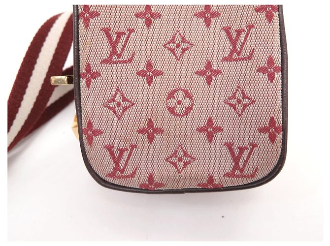 LOUIS VUITTON DIGITAL POUCH MONOGRAM MINI LIN CERISE M60001 Rot - Ansicht 16