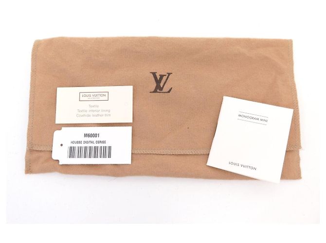 LOUIS VUITTON DIGITAL POUCH MONOGRAM MINI LIN CERISE M60001 Rot - Ansicht 17