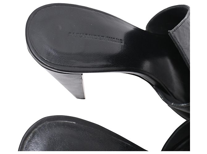 Mules a punta Isabeli Alexander Wang in pelle nera Nero - vista 13