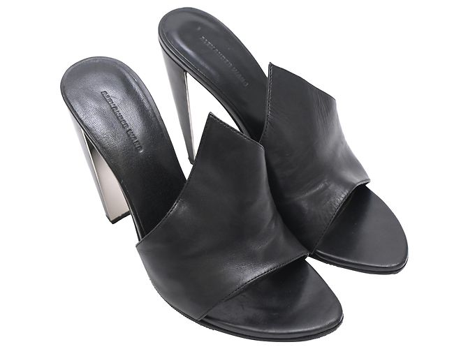 Mules a punta Isabeli Alexander Wang in pelle nera Nero - vista 4