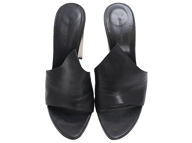 Mules a punta Isabeli Alexander Wang in pelle nera Nero - vista 5