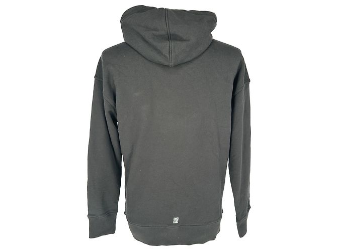 Givenchy Hoodie mit Logo-Print aus schwarzer Baumwolle - Ansicht 3