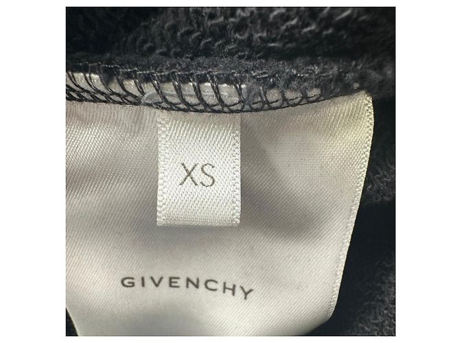 Givenchy Hoodie mit Logo-Print aus schwarzer Baumwolle - Ansicht 6