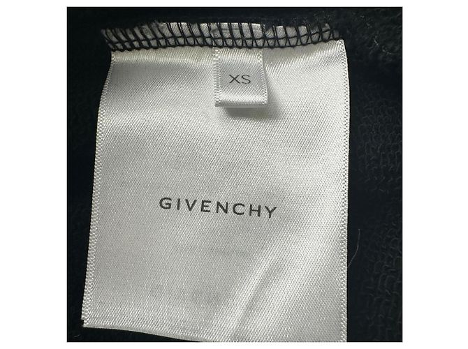 Givenchy Hoodie mit Logo-Print aus schwarzer Baumwolle - Ansicht 7