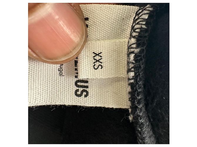 Jacquemus Hoodie mit besticktem Logo aus schwarzer Baumwolle - Ansicht 5