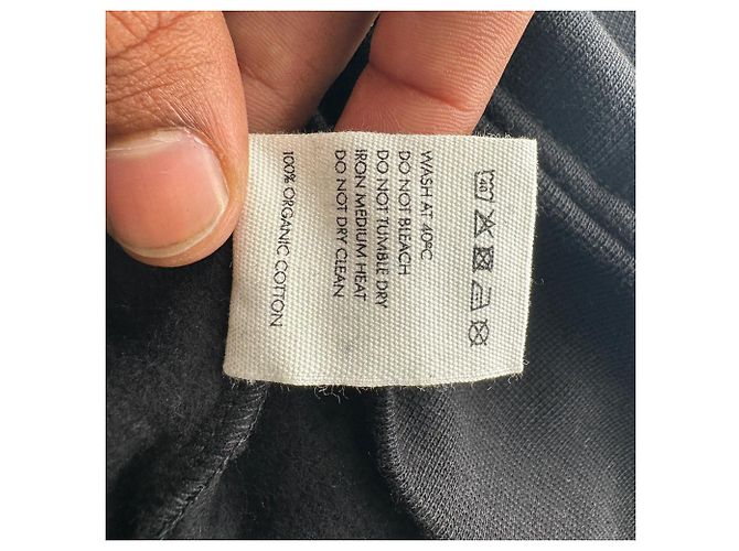 Jacquemus Hoodie mit besticktem Logo aus schwarzer Baumwolle - Ansicht 7