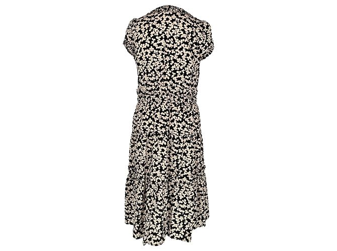 Abito midi a balze con stampa floreale Marc Jacobs in seta multicolore - vista 3