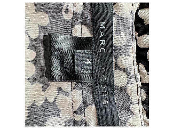 Abito midi a balze con stampa floreale Marc Jacobs in seta multicolore - vista 4