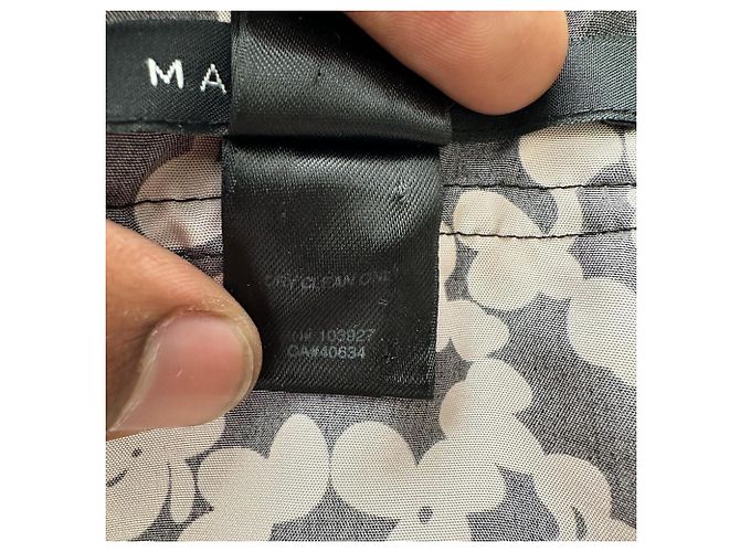 Abito midi a balze con stampa floreale Marc Jacobs in seta multicolore - vista 6