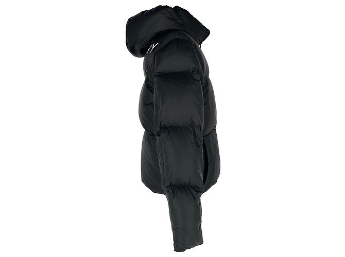 Givenchy Logo-Print Quilted Down Jacket in Black Polyamide - view 2