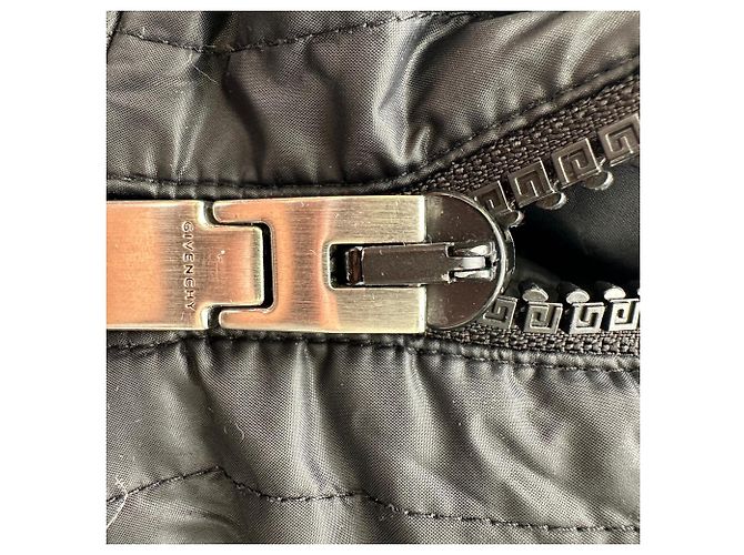 Givenchy Logo-Print Quilted Down Jacket in Black Polyamide - view 5