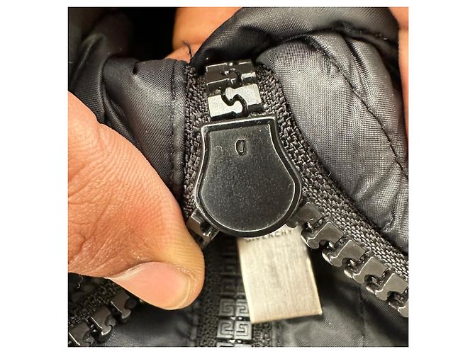 Givenchy Logo-Print Quilted Down Jacket in Black Polyamide - view 6