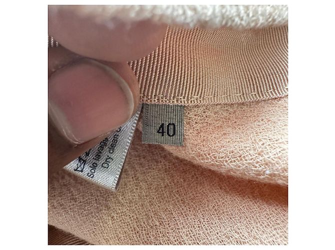 Bottega Veneta Kurzarm-Blazer aus beiger Wolle - Ansicht 4