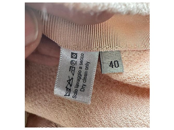 Bottega Veneta Kurzarm-Blazer aus beiger Wolle - Ansicht 6