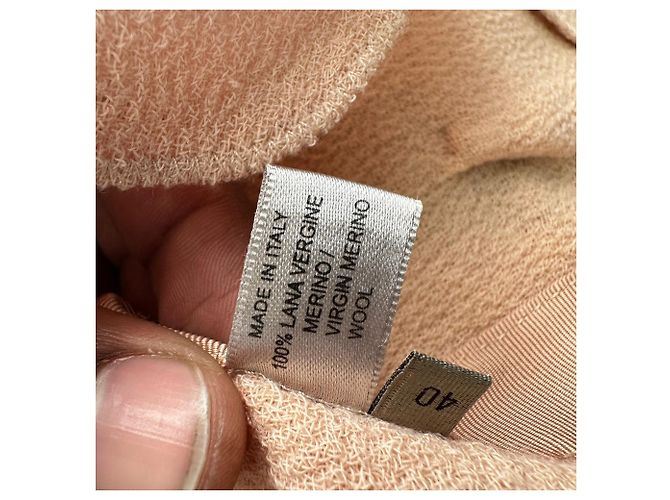Bottega Veneta Kurzarm-Blazer aus beiger Wolle - Ansicht 7