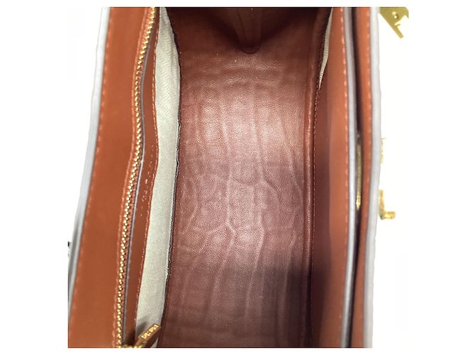 Borsa a tracolla piccola Lee Radziwill effetto coccodrillo in pelle Olive di Tory Burch Verde Verde oliva - vista 9