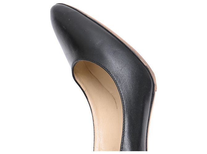 Décolleté Jimmy Choo Romy in pelle nera Stampa python - vista 15