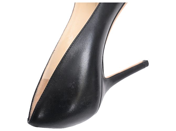 Décolleté Jimmy Choo Romy in pelle nera Stampa python - vista 16