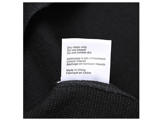 Joseph einreihiger Blazer mit Bindegürtel aus schwarzer Wolle - Ansicht 8