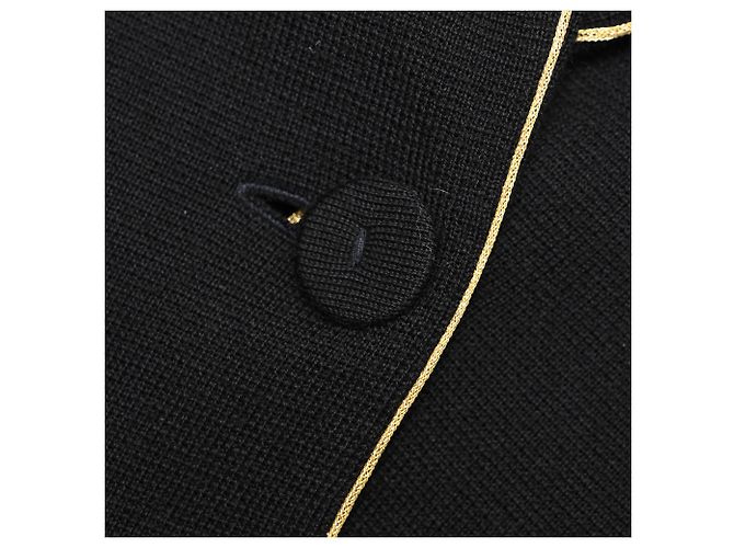 Joseph einreihiger Blazer mit Bindegürtel aus schwarzer Wolle - Ansicht 9