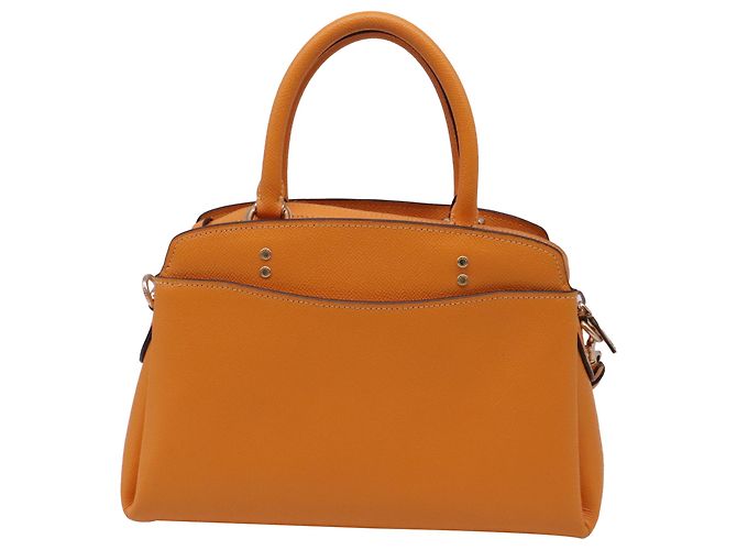Borsa Coach Mini Lillie Carryall in pelle arancione - vista 4