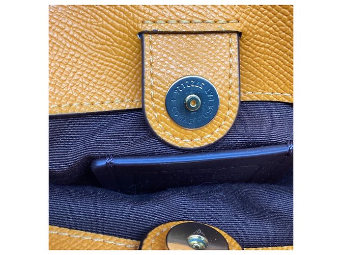 Borsa Coach Mini Lillie Carryall in pelle arancione - vista 9