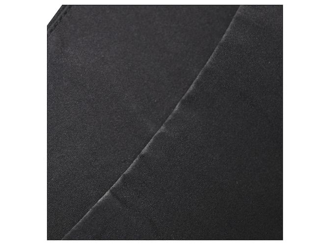 Yves Saint Laurent Blusa Asimétrica YSL en Seda Negra Negro - vista 9