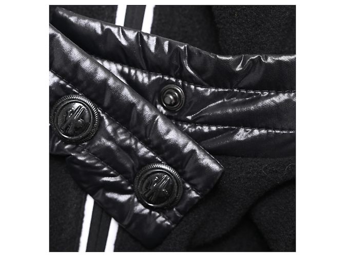 Moncler Half Zip Sweater in Black Polyamide - view 10