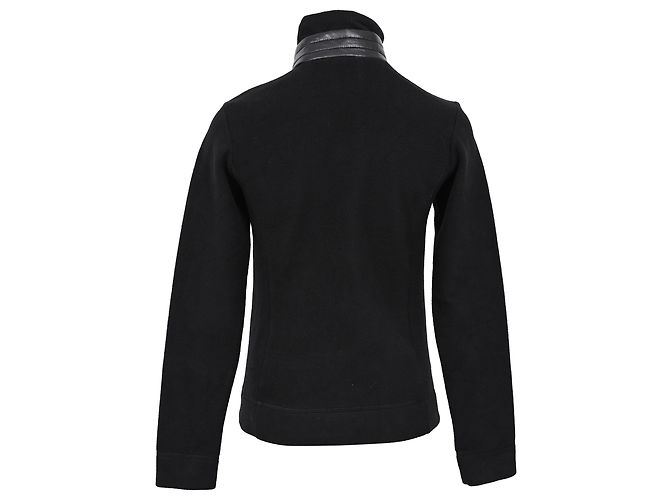 Moncler Half Zip Sweater in Black Polyamide - view 3