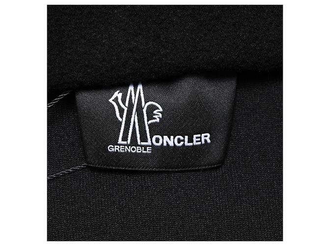 Moncler Half Zip Sweater in Black Polyamide - view 5