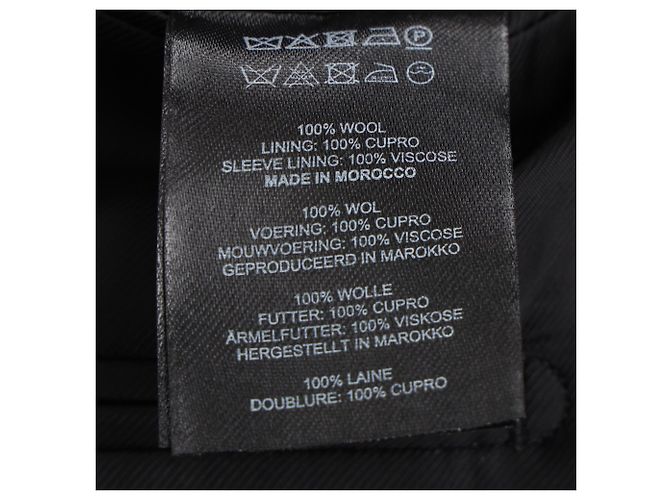 Dries Van Noten einreihiger Blazer aus schwarzer Wolle - Ansicht 6