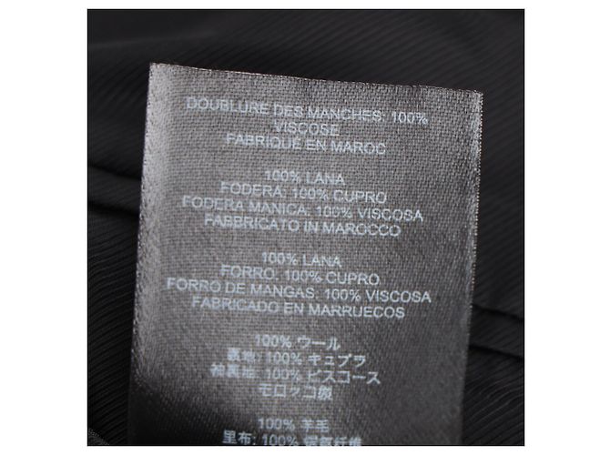 Dries Van Noten einreihiger Blazer aus schwarzer Wolle - Ansicht 7