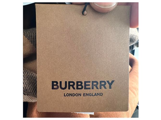 Burberry Samuel Hoodie mit Check-Besatz aus brauner Baumwolle - Ansicht 10