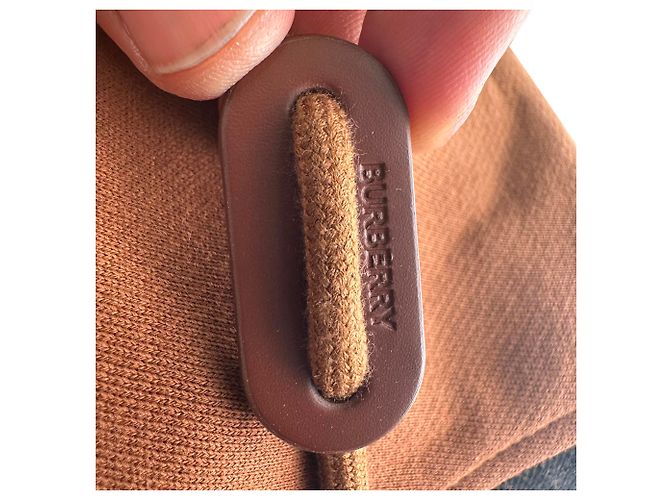 Burberry Samuel Hoodie mit Check-Besatz aus brauner Baumwolle - Ansicht 15