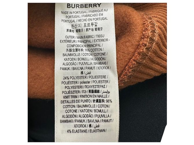 Burberry Samuel Hoodie mit Check-Besatz aus brauner Baumwolle - Ansicht 7
