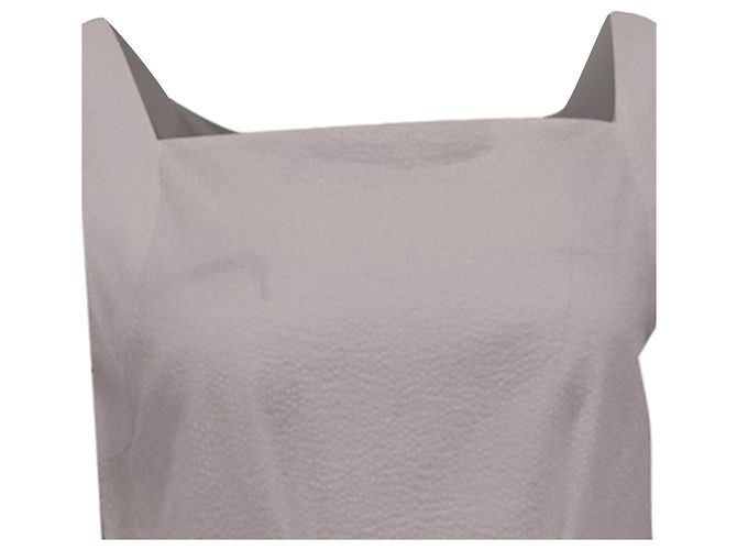 Vestido midi Max Mara Leisure Panfilo en algodón blanco - vista 2