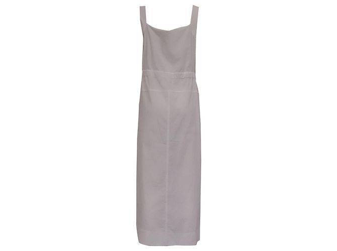 Vestido midi Max Mara Leisure Panfilo en algodón blanco - vista 4
