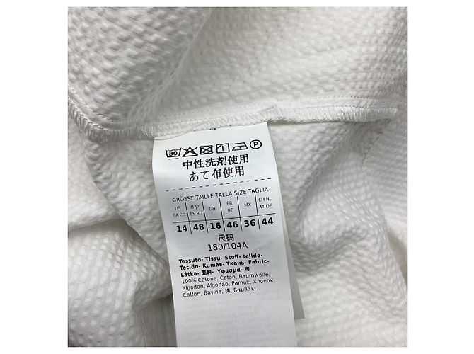 Vestido midi Max Mara Leisure Panfilo en algodón blanco - vista 6