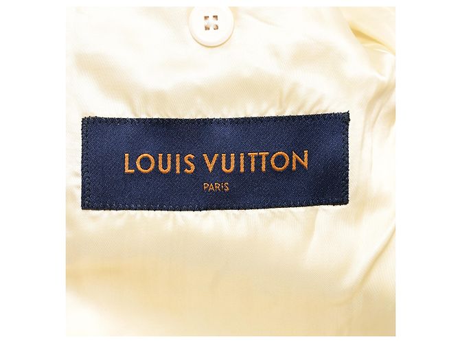 Louis Vuitton Embossed Cloud Blazer in Blue Polyester Light blue - view 4