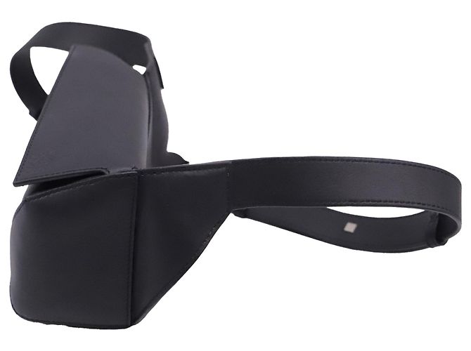 Borsa cintura Loewe Small Puzzle in pelle di vitello nera Nero - vista 3