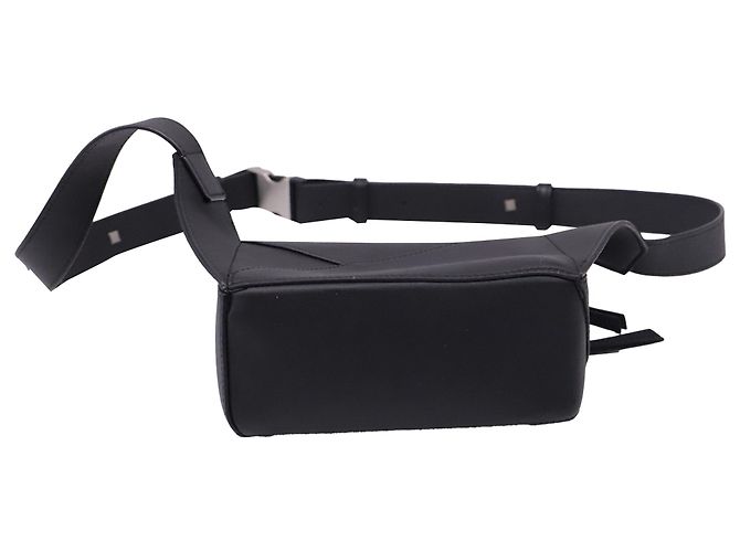Borsa cintura Loewe Small Puzzle in pelle di vitello nera Nero - vista 5