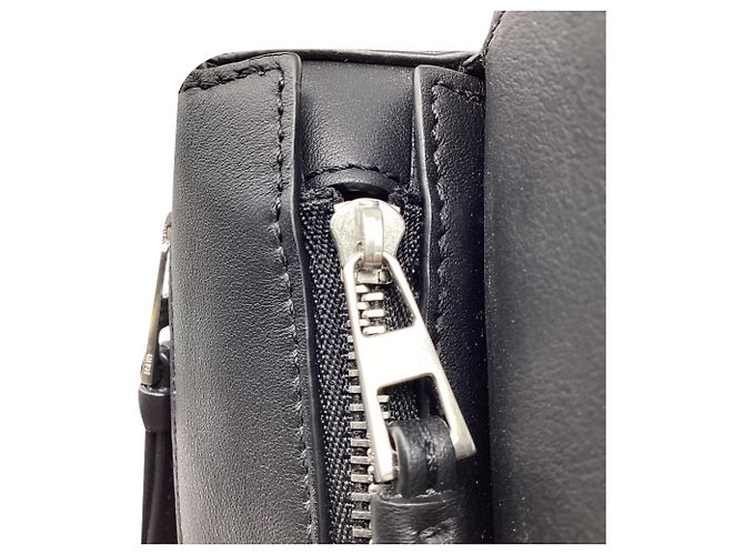 Borsa cintura Loewe Small Puzzle in pelle di vitello nera Nero - vista 9
