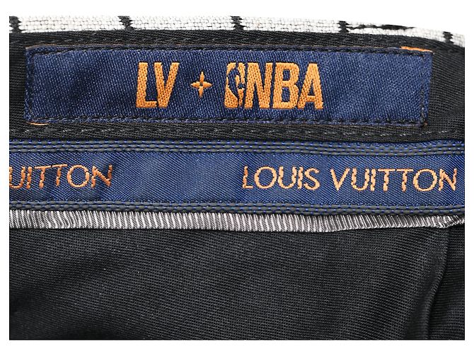 Louis Vuitton x NBA Printed Trousers in Multicolor Wool Multiple colors - view 5
