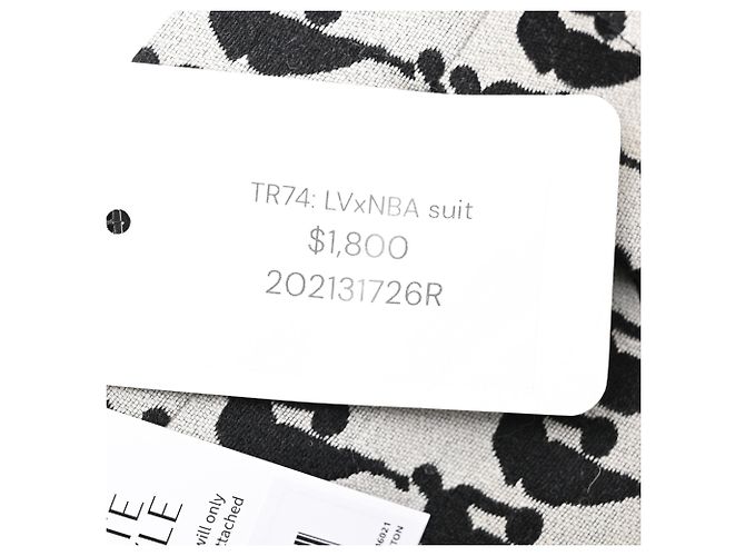 Louis Vuitton x NBA Printed Trousers in Multicolor Wool Multiple colors - view 8