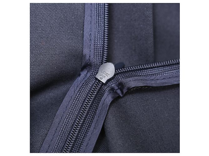 Jupe midi trapèze Jil Sander en coton bleu marine - vue 9